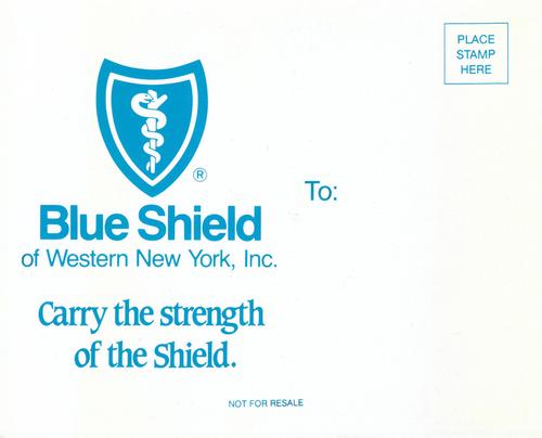 1987-88 Blue Shield Buffalo Sabres #NNO Mike Hartman Back