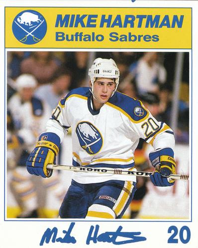 1987-88 Blue Shield Buffalo Sabres #NNO Mike Hartman Front