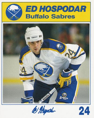 1987-88 Blue Shield Buffalo Sabres #NNO Ed Hospodar Front