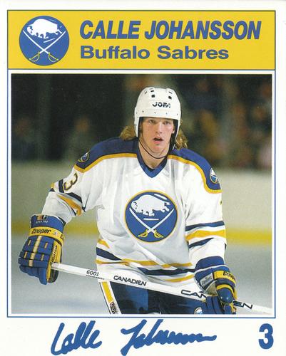 1987-88 Blue Shield Buffalo Sabres #NNO Calle Johansson Front