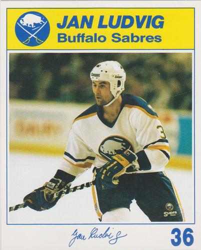 1987-88 Blue Shield Buffalo Sabres #NNO Jan Ludvig Front