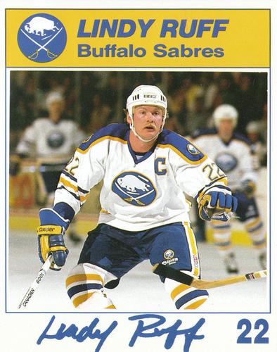 1987-88 Blue Shield Buffalo Sabres #NNO Lindy Ruff Front