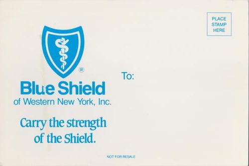 1988-89 Blue Shield Buffalo Sabres #18 Larry Playfair Back