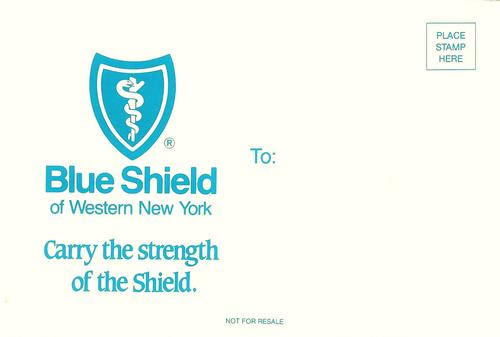 1990-91 Blue Shield Buffalo Sabres Postcards #1 Dave Andreychuk Back