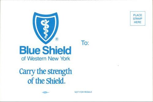 1991-92 Blue Shield Buffalo Sabres Postcards #1 Dave Andreychuk Back