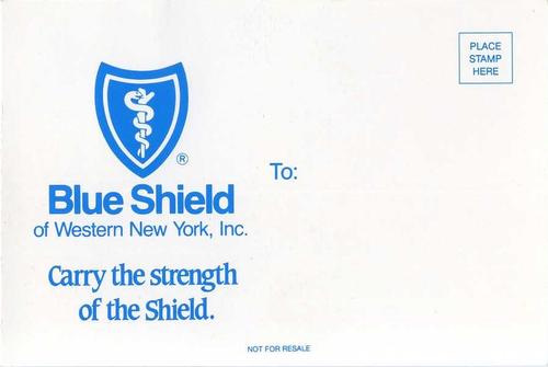1989-90 Blue Shield Buffalo Sabres #NNO Alexander Mogilny Back