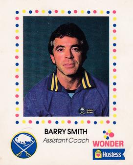 1987-88 Wonder Bread/Hostess Buffalo Sabres #NNO Barry Smith Front