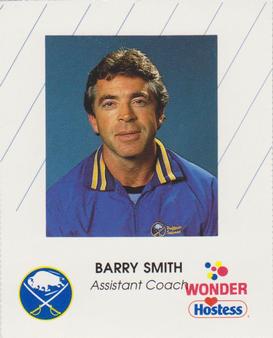 1988-89 Wonder Bread/Hostess Buffalo Sabres #NNO Barry Smith Front
