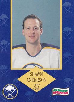 1989-90 Campbell's Buffalo Sabres #1 Shawn Anderson Front