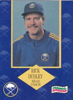 1989-90 Campbell's Buffalo Sabres #5 Rick Dudley Front