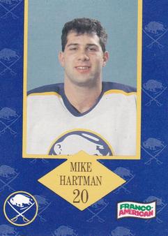 1989-90 Campbell's Buffalo Sabres #7 Mike Hartman Front