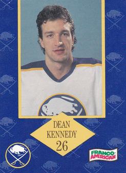 1989-90 Campbell's Buffalo Sabres #10 Dean Kennedy Front