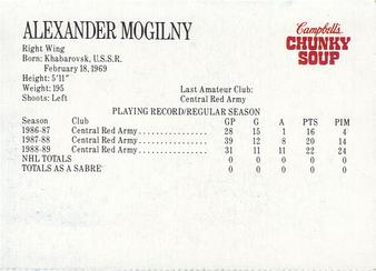 Third String Goalie: 1989-90 Buffalo Sabres Alexander Mogilny Jersey