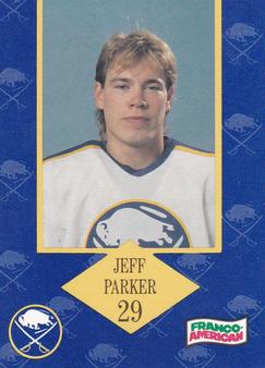 1989-90 Campbell's Buffalo Sabres #17 Jeff Parker Front