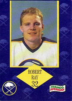 1989-90 Campbell's Buffalo Sabres #21 Rob Ray Front