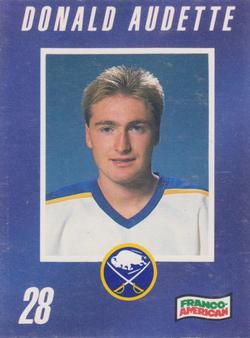 1990-91 Campbell's Buffalo Sabres #NNO Donald Audette Front