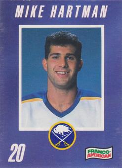 1990-91 Campbell's Buffalo Sabres #NNO Mike Hartman Front