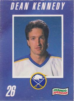 1990-91 Campbell's Buffalo Sabres #NNO Dean Kennedy Front
