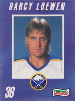1990-91 Campbell's Buffalo Sabres #NNO Darcy Loewen Front