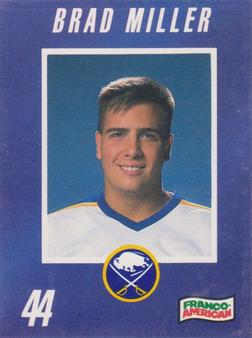 1990-91 Campbell's Buffalo Sabres #NNO Brad Miller Front