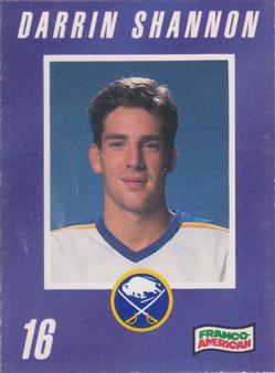 1990-91 Campbell's Buffalo Sabres #NNO Darrin Shannon Front