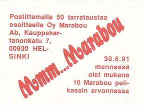 1991 Semic Jaakiekon MM (Finnish) Stickers #17 Mika Nieminen Back