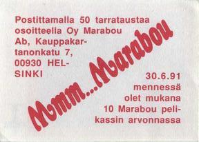 1991 Semic Jaakiekon MM (Finnish) Stickers #21 Teemu Selanne Back