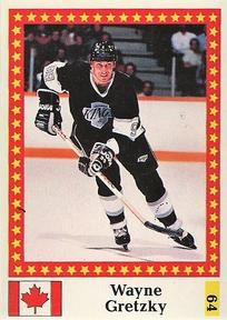 1991 Semic Jaakiekon MM (Finnish) Stickers #64 Wayne Gretzky Front