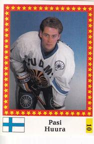 1991 Semic Hockey VM (Swedish) Stickers #10 Pasi Huura Front