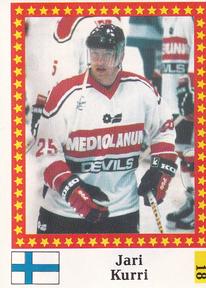 1991 Semic Hockey VM (Swedish) Stickers #18 Jari Kurri Front