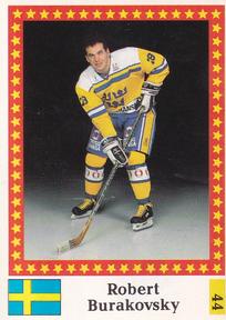 1991 Semic Hockey VM (Swedish) Stickers #44 Robert Burakovsky Front