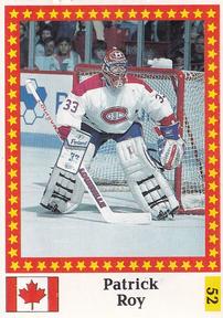 1991 Semic Hockey VM (Swedish) Stickers #52 Patrick Roy Front