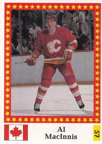 1991 Semic Hockey VM (Swedish) Stickers #57 Al MacInnis Front