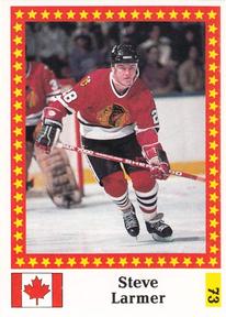 1991 Semic Hockey VM (Swedish) Stickers #73 Steve Larmer Front