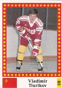 1991 Semic Hockey VM (Swedish) Stickers #85 Vladimir Turikov Front