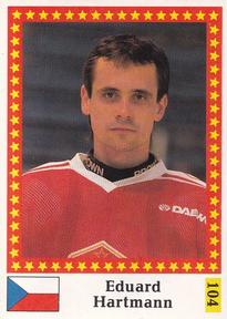 1991 Semic Hockey VM (Swedish) Stickers #104 Eduard Hartmann Front