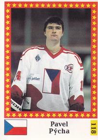 1991 Semic Hockey VM (Swedish) Stickers #118 Pavel Pycha Front