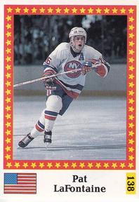 1991 Semic Hockey VM (Swedish) Stickers #138 Pat LaFontaine Front