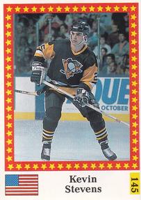 1991 Semic Hockey VM (Swedish) Stickers #145 Kevin Stevens Front