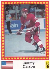 1991 Semic Hockey VM (Swedish) Stickers #150 Jimmy Carson Front