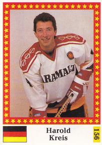 1991 Semic Hockey VM (Swedish) Stickers #156 Harold Kreis Front