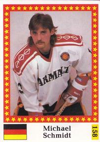 1991 Semic Hockey VM (Swedish) Stickers #158 Michael Schmidt Front