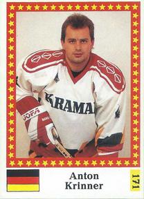 1991 Semic Hockey VM (Swedish) Stickers #171 Anton Krinner Front