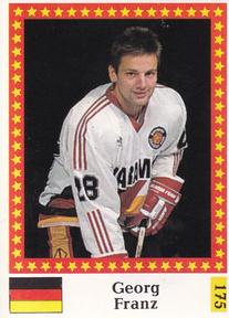 1991 Semic Hockey VM (Swedish) Stickers #175 Georg Franz Front