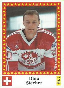 1991 Semic Hockey VM (Swedish) Stickers #179 Dino Stecher Front