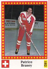 1991 Semic Hockey VM (Swedish) Stickers #182 Patrice Brasey Front