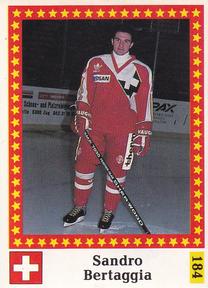 1991 Semic Hockey VM (Swedish) Stickers #184 Sandro Bertaggia Front