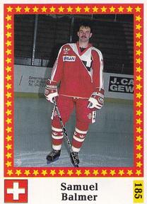 1991 Semic Hockey VM (Swedish) Stickers #185 Samuel Balmer Front