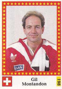 1991 Semic Hockey VM (Swedish) Stickers #198 Gil Montandon Front