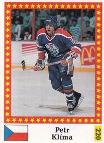1991 Semic Hockey VM (Swedish) Stickers #220 Petr Klima Front